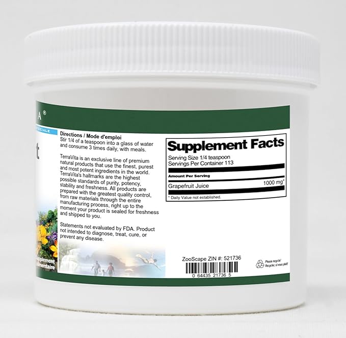 Grapefruit Juice Powder (4 oz ZIN: 521736)