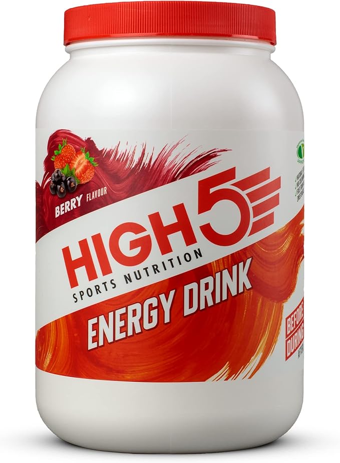 HIGH5 Energy Hydration Drink Refreshing Mix of Carbohydrates and Electrolytes (Berry 2.2kg)