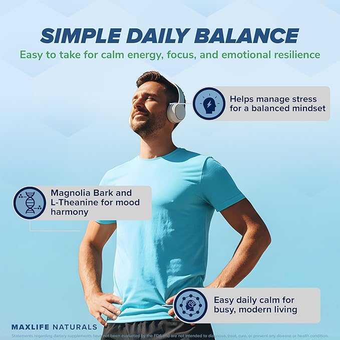 Chill Pill Happy Pills Mood Stabilizer Women and Men with Magnolia Bark 60 Capsules Formulated in USA - DHH-B Dihydrohonokiol-B Calm Pills Minerals and Chill Formula for Relaxation and Health Balance