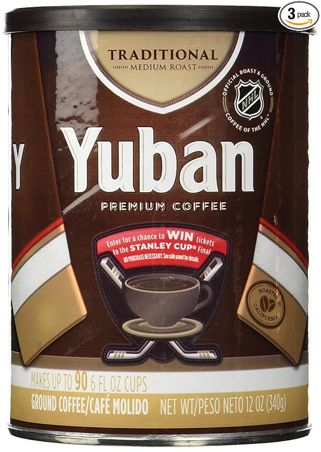 Yuban Traditional Ground Coffee 12-Ounce Can (Pack of 3)