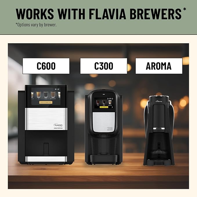 ALTERRA Coffee French Roast Single Serve Freshpacks for MARS DRINKS FLAVIA Brewer 20 Packets