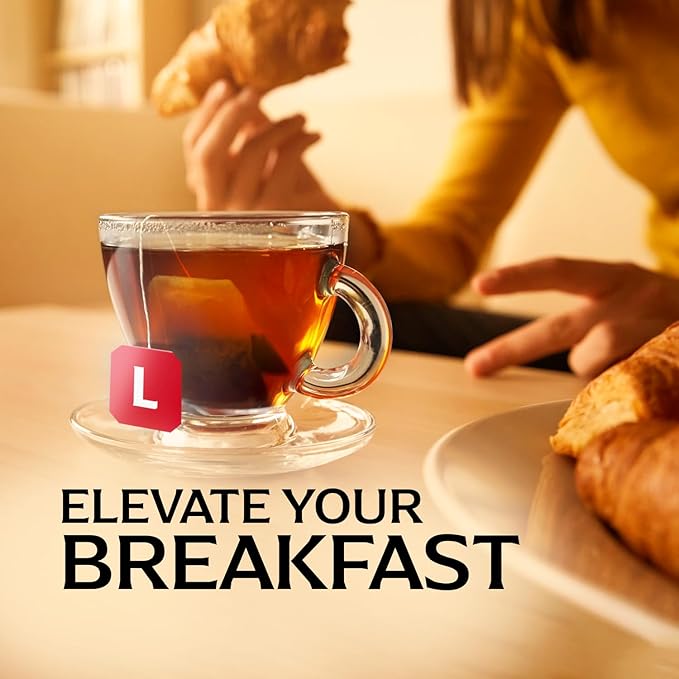 Lipton English Breakfast Tea Bags Flavored Teabags 120 Total Bags (20ct - Pack of 6)
