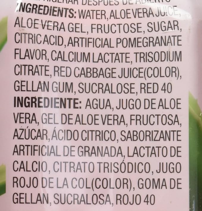 Aloe Pomegranate Drink