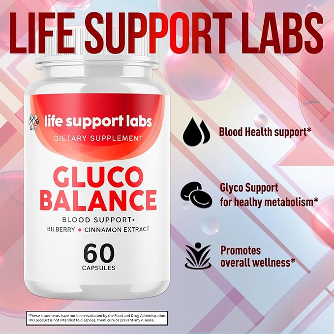 Life Support Labs Capsules Official LifeSupportLabs Blood Health Pills with All Natural Ingredients Life Support Labs Advanced Health &amp Wellness with Premium Vitamins for Women &amp Men (60 Cap