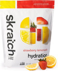 Skratch Labs Hydration Sports Drink Mix – Real‑Fruit Electrolyte Powder for Fast Hydration &amp Endurance | Strawberry Lemonade | 60 Servings | Vegan Non‑GMO Clean Ingredients