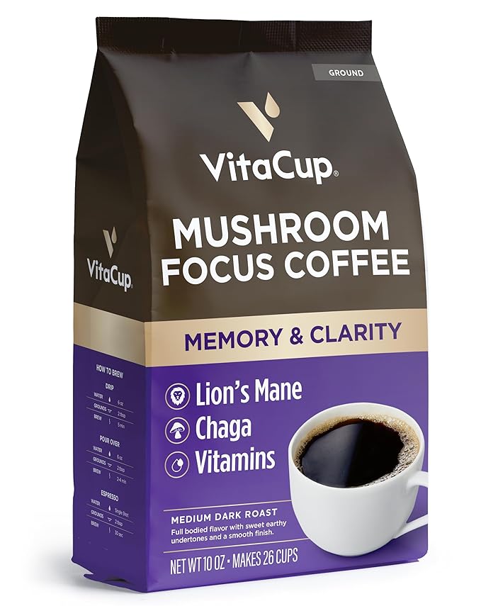 VitaCup Instant Focus Coffee 24ct &amp Focus Ground Coffee 10oz