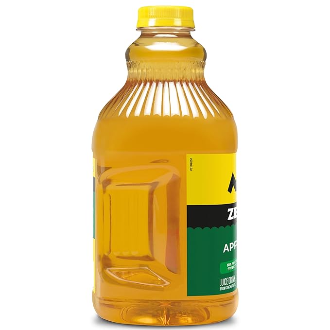 Mott's Zero Sugar Apple Juice Drink 64 fl oz Bottle (Pack of 8) Apple Flavor Excellent Source of Vitamin C