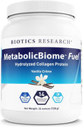MetabolicBiome™ Fuel Hydrolyzed Collagen Protein Vanilla - High-Performance Daily Shake 20g Clean Protein 9g Non-grain Fiber 9g Healthy Fats Microbiome Support Allergen-free 14 Servings