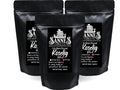 Sannes Coffee Co. Norwegian coffee-Koselig Blend Medium Roast Ground-Smooth never bitter- 3 pack of 16 oz bags.