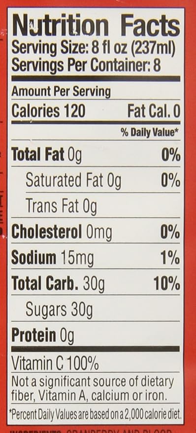 Langers Juice Cocktail Cranberry Blood Orange 64 Fl Oz (Pack of 8)