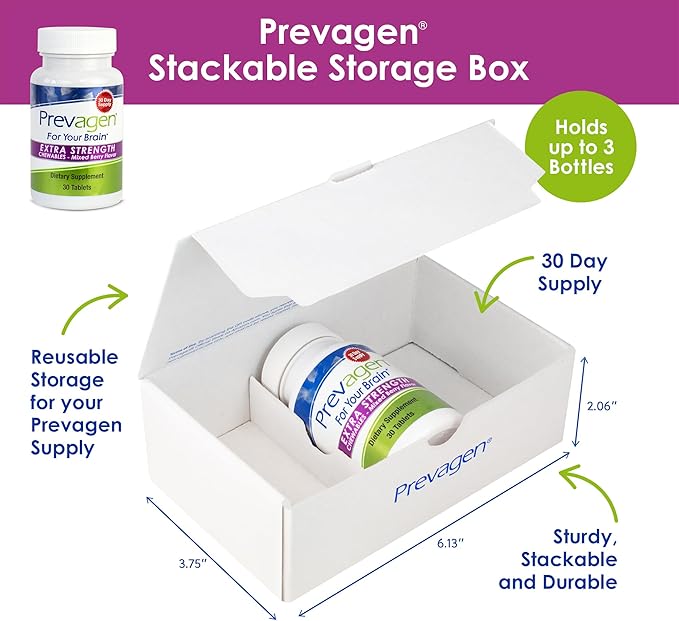 Prevagen Extra Strength Mixed Berry Chewables - 30 Tablets (1 Month Supply) | Formulated for Your Brain | 20mg of Apoaequorin Plus Vitamin D3