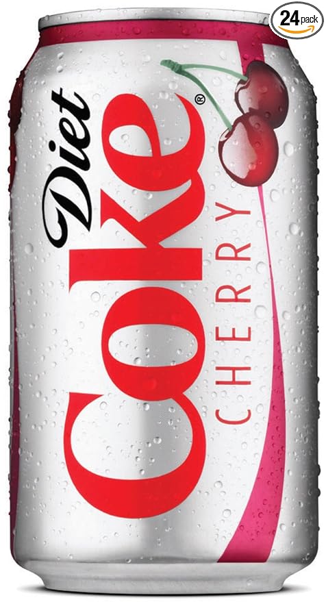 Coke Diet Cherry Soda 12 oz Can (Pack of 24)