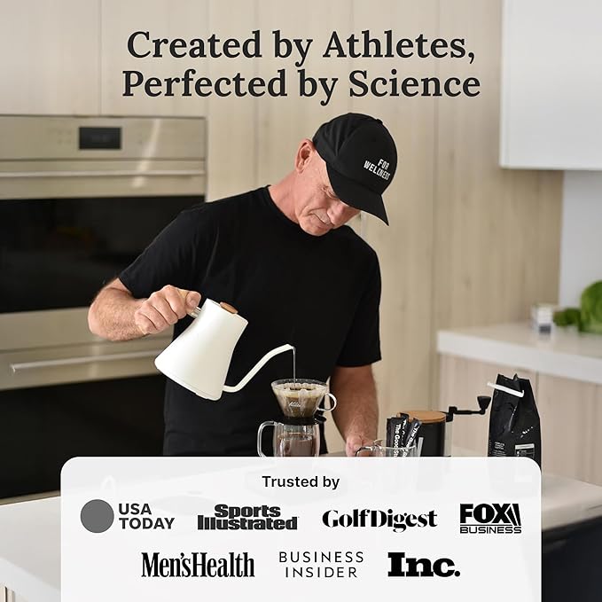 For Wellness Arabica Ground Coffee (12 oz Medium Roast) – Pair With The Good Stuff to Supercharge Your Coffee