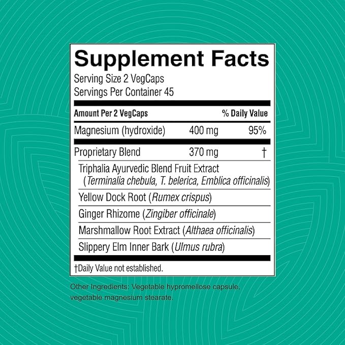 Nature's Sunshine Gentle Move: Experience Daily Digestive Support and Natural Constipation Relief with Natural Fiber for Soft Stools &amp Regularity 90 Capsules