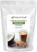 Chocolate Collagen Peptides Made With Coconut Milk Powder - 5 lb - Delicious Taste + Zero Sugar - Hydrolyzed Collagen + Organic Cacao + Coconut Milk Powder - Gluten Free &amp Non GMO