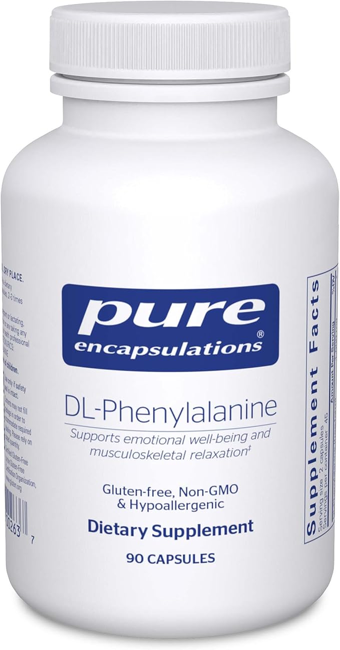 Pure Encapsulations DL-Phenylalanine | Amino Acid Supplement for Memory and Focus Joints Muscles and Cognitive Support* | 90 Capsules