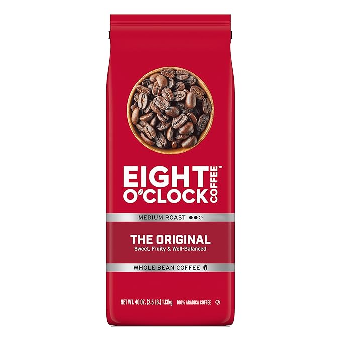 Eight O'Clock Coffee Whole Bean The Original 40 Ounce