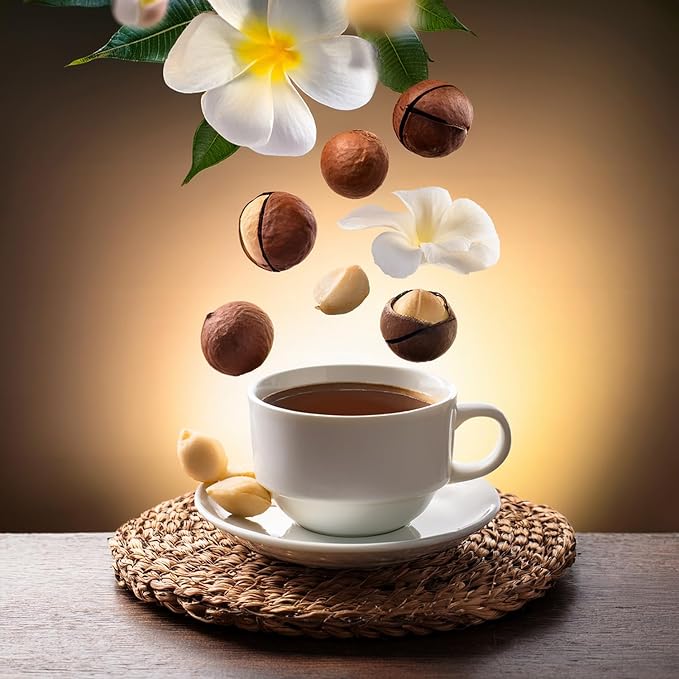 Fresh Roasted Coffee Hawaiian Macadamia Nut Flavored Coffee 5 lb Medium Roast Kosher Ground