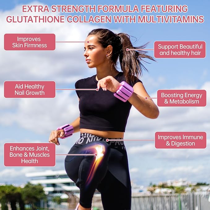 Glutathione Collagen Glow Gummies for Women Glutathione Collagen Glow Gummies for Dark Spot 60/120Pcs Korean Organic Glow Beauty Collagen for Skin Care(2)