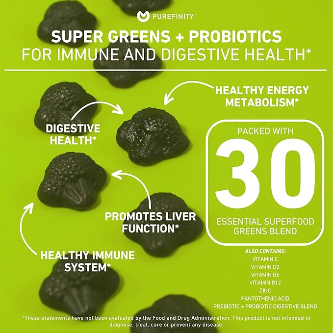 PUREFINITY Collagen Capsules + Super Greens Gummies Bundle