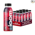 Dark Cherry Juice Drinks by Loom Low Sugar Juice Real Fruit No Added Sugar Healthy Hydration 30 Calories 12 oz bottles 12 pack