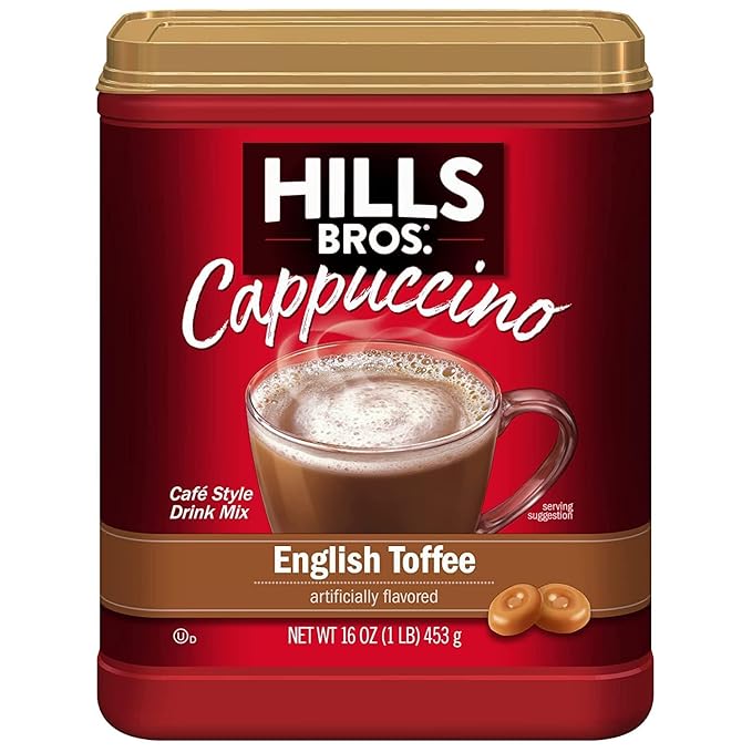 Hills Bros. Flavor Coffee (English Toffee 16 Ounce (Pack of 2))