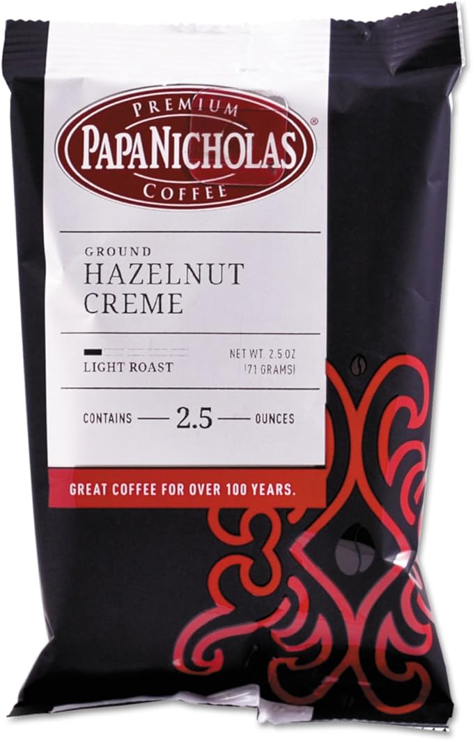 PapaNicholas Coffee Premium Coffee Hazelnut Creme 18/Carton