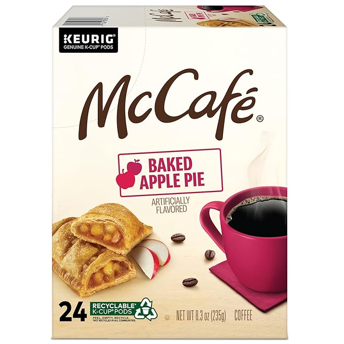 McCafe Baked Apple Pie Coffee Keurig Single Serve K-Cup Pods 96 Count