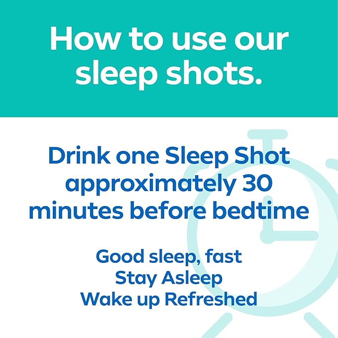 Dream Water Beauty Sleep Aid Drink Supplement Melatonin 5mg GABA 5-HTP Plus Biotin for Healthy Skin Hair and Nails 2.5 oz Liquid Sleep Shots Zen Tonic 24-Count
