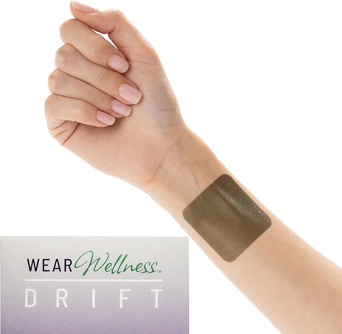 Drift Film Patches - Topical Sleep Patches for Rest &amp Relaxation - Patch with Valerian GABA and Lavender - Deep Natural Sleep - Long-Lasting Effect - 32 Pack