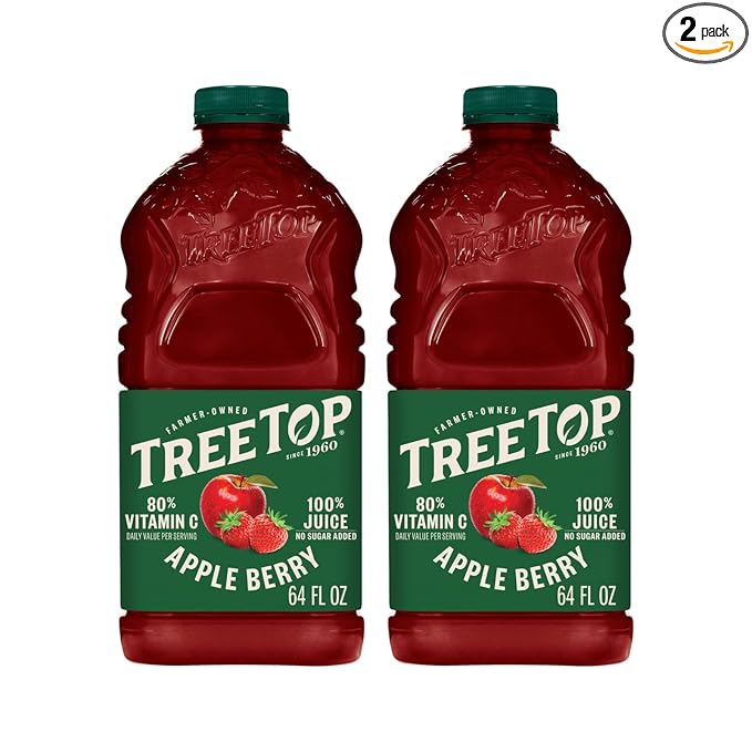 Tree Top Apple Berry Juice 64 Fl oz. (Pack of 2)