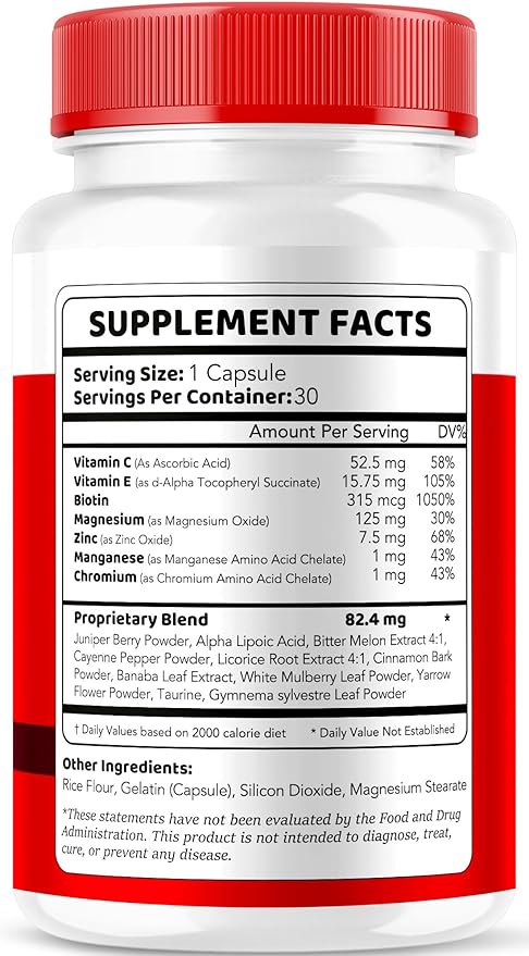 True Balance Blood Support Pro Glycogen Capsules Maximum Strength TrueBalancePro Pills Supplement Multivitamin All Natural Advanced Formula Daily Health &amp Wellness 30 Capsules for 1 Month