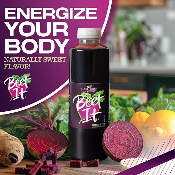 BEET IT Organic Beet Juice 25.4 Fl.oz (6 Pack) | Non GMO 100% Natural Organic Juice- Gluten Free No Added Sugar Not from Concentrate | Nutrient Packed Vegetable Juice