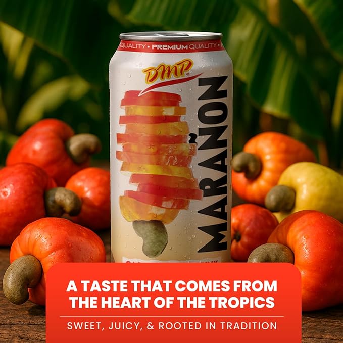 De Mi Pais Cashew Juice with Pulp Premium Quality Marañon Juice Content Refreshing Fruit Beverage Perfect for Groceries Canned Organic Juice Delicious Drinks Size 16.57 Fl Oz 24-Pack