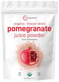 Organic Pomegranate Juice Powder 1 Pound | 100% Natural Fruit Powder | Freeze Dried &amp Cold Pressed | No Sugar &amp Additives | Great Flavor for Drinks Smoothie &amp Beverages | Non-GMO &amp