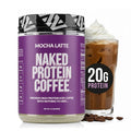 NAKED Mocha Latte Protein Coffee - Premium Colombian Iced Coffee Protein Shake Drink Delicious Keto Friendly and Gluten Free 17 Servings