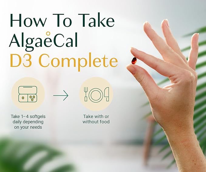 ALGAECAL Calcium Vitamin D3 &amp Collagen Bundle – Hydrolyzed Collagen with Clinically-Supported Verisol Fortibone &amp Fortigel Plus Calcium Vitamin ADEK &amp Trace Minerals for Bone Health &