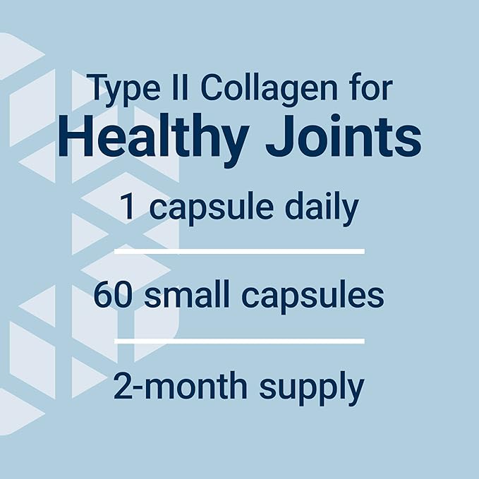 Life Extension NT2 Collagen™ Joint Health Supplement for Joint Comfort &amp Mobility Gluten-Free Non-GMO 1 Daily 60 Small Capsules