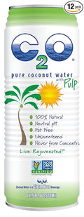 C2O Pure Coconut Water 17.5 Fluid Ounce (Pack of 12)