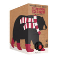 Wandering Bear Organic Peppermint Mocha Cold Brew Coffee On Tap Iced Coffee - Extra Strong Smooth Unsweetened Shelf-Stable Ready to Drink Peppermint Cold Brew - 16 Servings of 6fl.oz - 96fl.oz