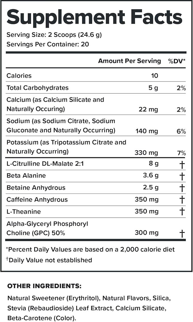 LEGION Pulse Pre Workout - All Natural Nitric Oxide Preworkout Drink to Boost Energy Creatine Free Naturally Sweetened Beta Alanine Citrulline Alpha GPC (Pina Colada)