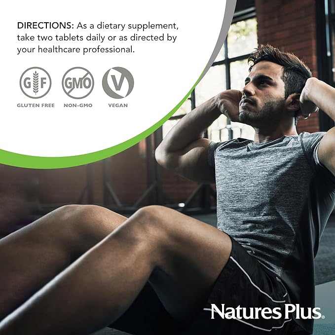 NaturesPlus PRO Berberine 1500 mg - 60 Tablets - Supports Healthy Metabolism - Non-GMO Vegan &amp Gluten Free - 30 Servings