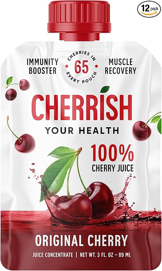 Cherrish Cherry Juice Concentrate 3oz Pouches - 12Pack case