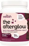 Wellah The Afterglow Multi Collagen Protein + Beauty (Dark Chocolate Flavored) 30 Servings