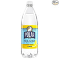 Polar Beverages Seltzer Lemon 33.8 Fluid Ounce (Pack of 12)