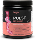 LEGION Pulse Pre Workout - All Natural Nitric Oxide Preworkout Drink to Boost Energy Creatine Free Naturally Sweetened Beta Alanine Citrulline Alpha GPC (Pink Lemonade)