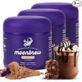 MoonBrew Nighttime Magnesium Hot Cocoa Natural Sleep Aid Drink Mix for Adults 3-Pack - Calming Melatonin-Free Sleep Support - Sleepy Hot Chocolate Powder with L-Theanine Chamomile &amp Zinc Glycin