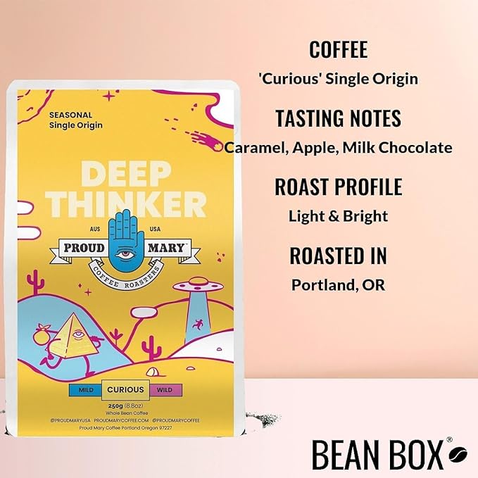 Bean Box Sampler - Roasted by Proud Mary 3-Pack Freshly Ground Gourmet Coffee