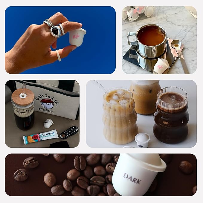 ELE BREWS Freeze-Dried Instant Coffee 24 Servings Cold Brew Coffee Pods 100% Arabica Light Medium &amp Dark Roast Bold Smooth Flavor Easy to Brew Hot or Iced Travel Friendly (MIX)