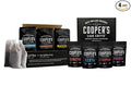Gourmet Coffee Sampler Gift Box Set - Ground Coffee - 4 bags - 1lb Total and Cold Brew Coffee Box Set (Colombian Peruvian Guatemalan) Ground Coarse for Cold Brew - 6 Filter Bags Included - 1.5lbs